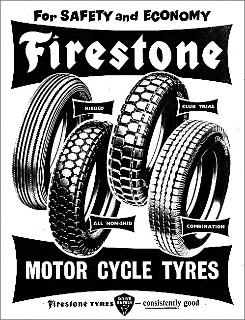 Firestone ファイヤーストーン バナー タイヤ ハーレー 看板 A